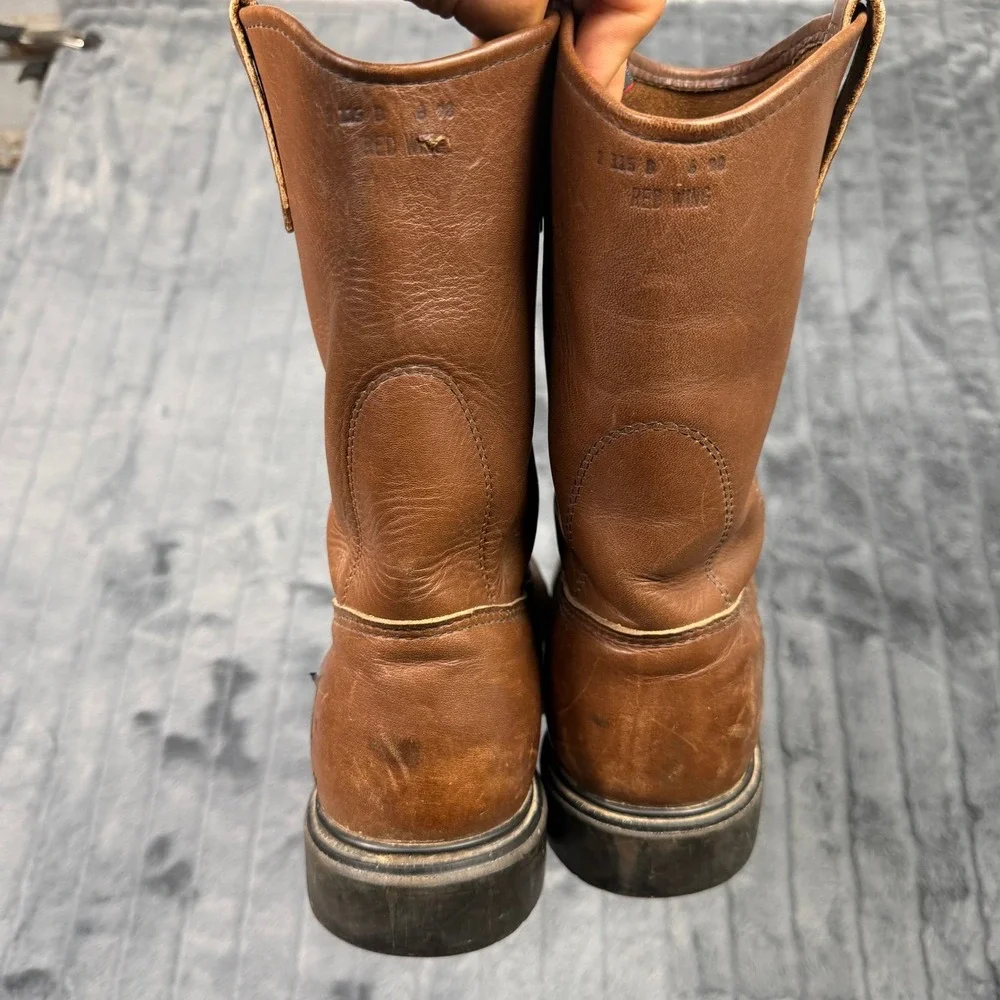 Red Wing 2231 Pecos Boots Brown Leather Steel Toe PT91 USA Mens 11.5 D
